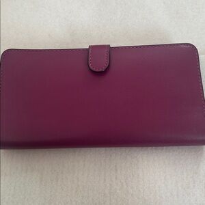 Coach Rich Pink/Purple Women's Slim Wallet